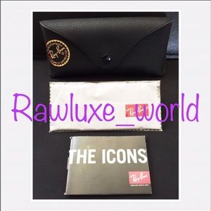 4 small black ray ban aviators